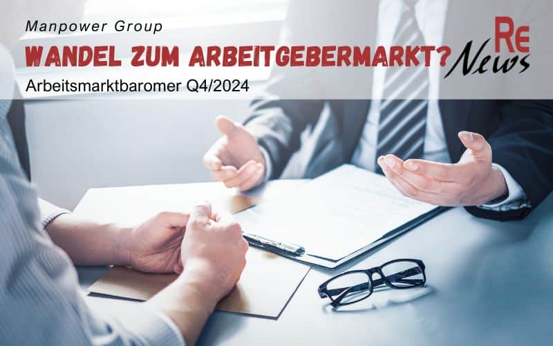 Manpower Group Arbeitsmarktbarometer Q4/2024 Wandel zum Arbeitgebermarkt?